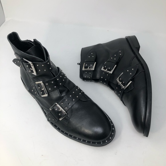 Steve Madden Other - MENS Steve Madden Moto Stud Smokey Boots
